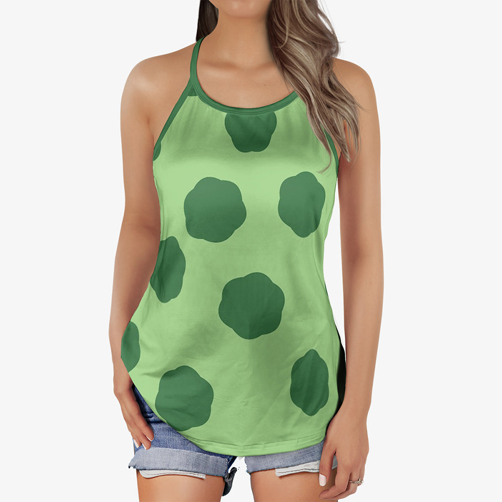 Nami Arlong Park Fish Island Criss Cross Tank Top