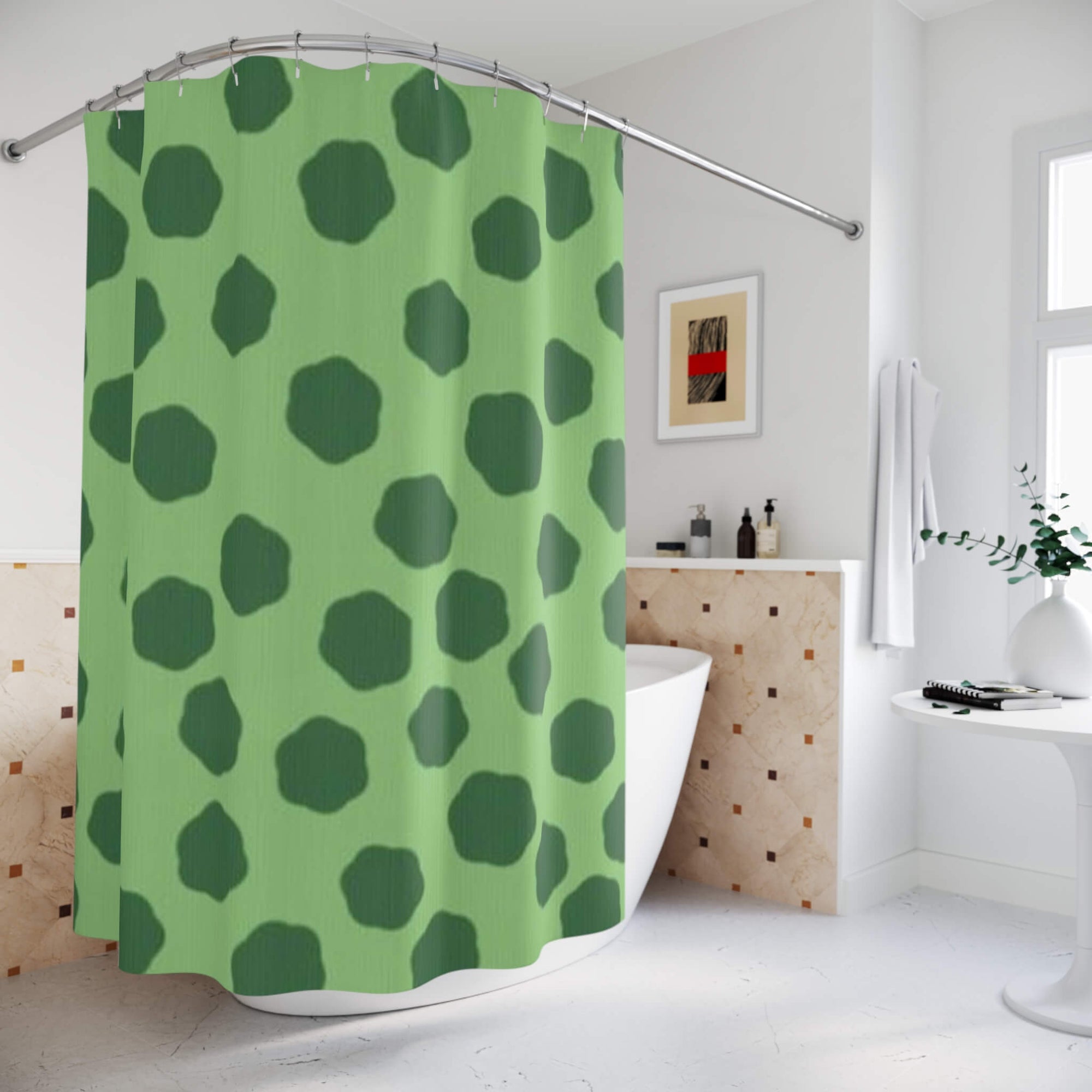 Nami Wano Fish Island OP Pattern Shower Curtains