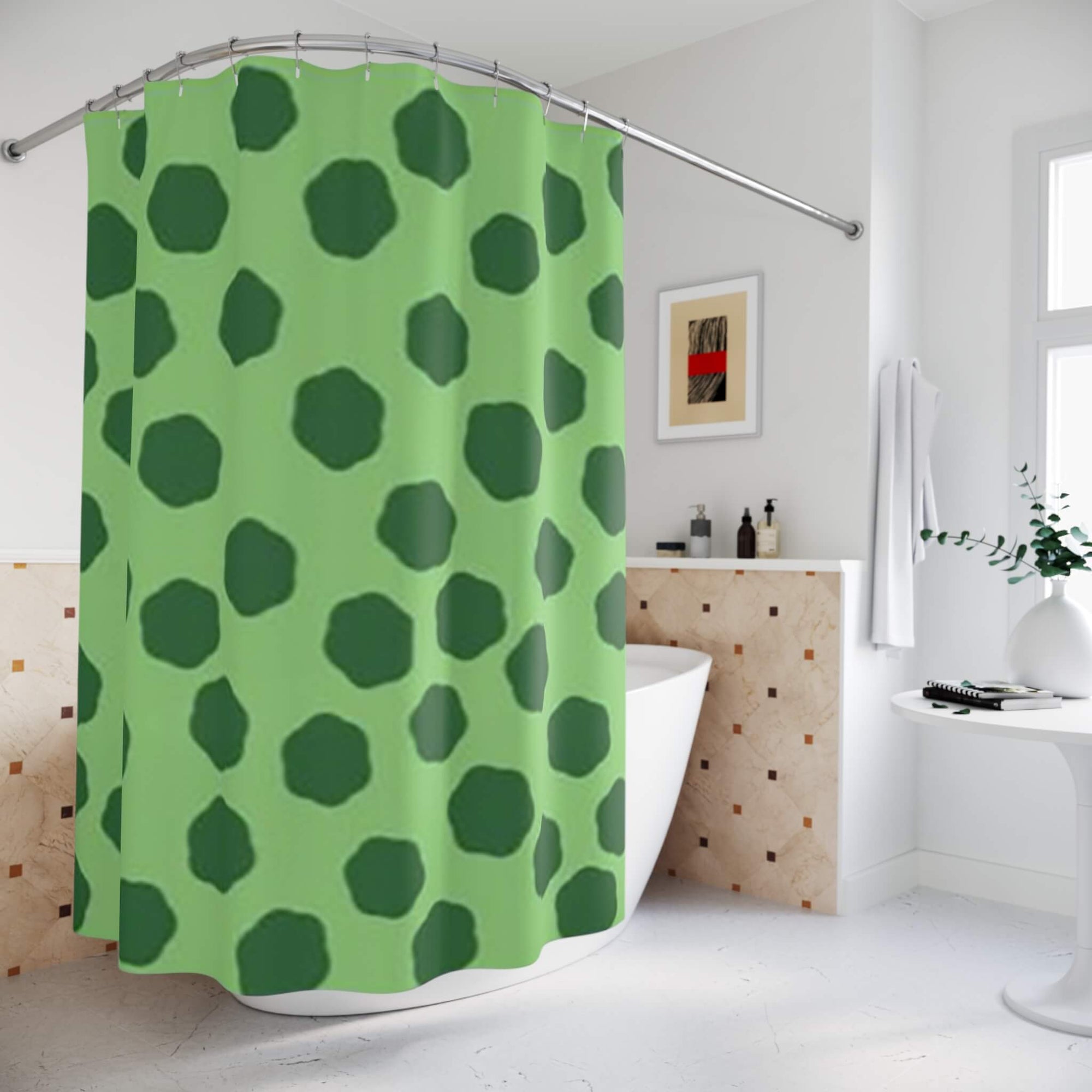 Nami Wano Fish Island OP Pattern Shower Curtains