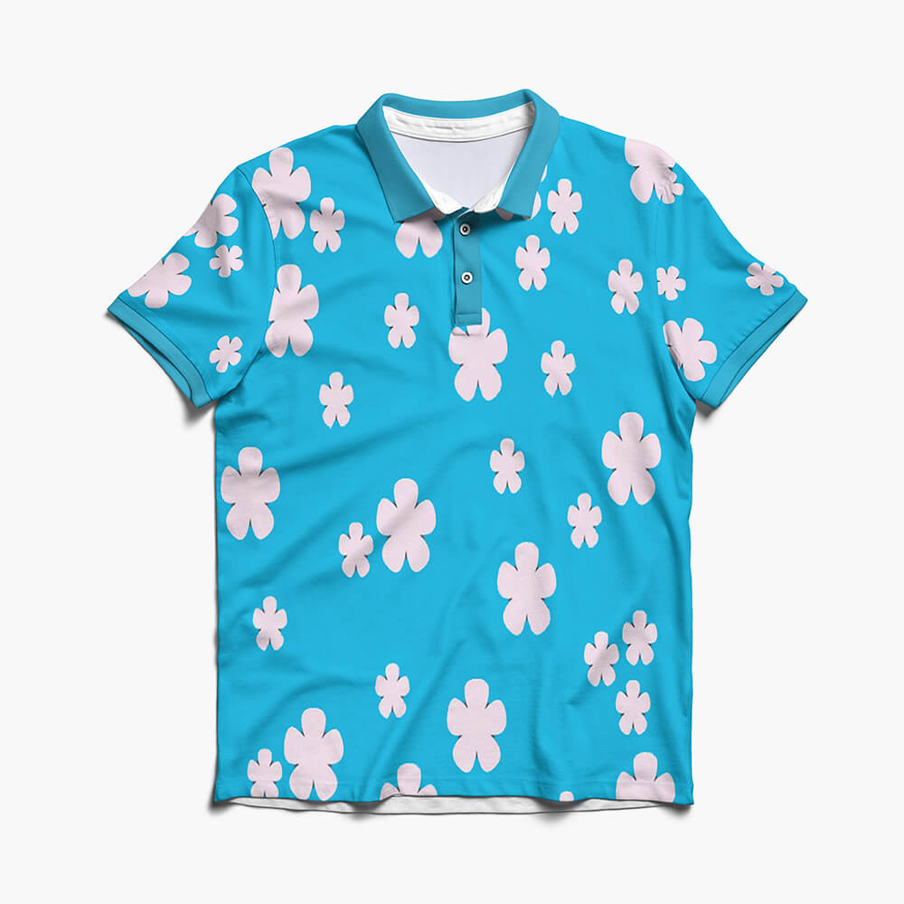 Nami Wano Kuni Pattern Polo Shirt