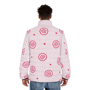 Kamaboko Fishcake Hearts Puffer Jacket