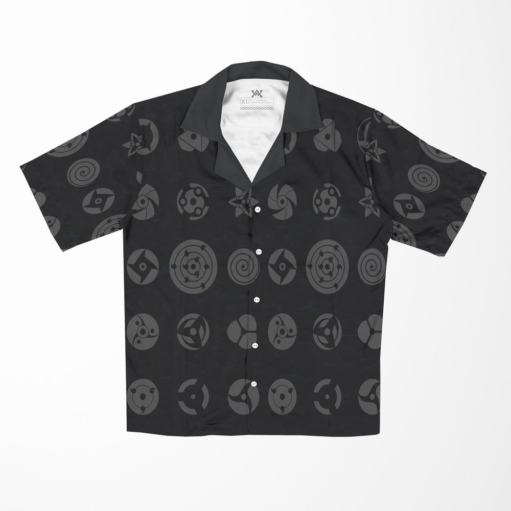 All Eyes Button Up Hawaiian Shirt