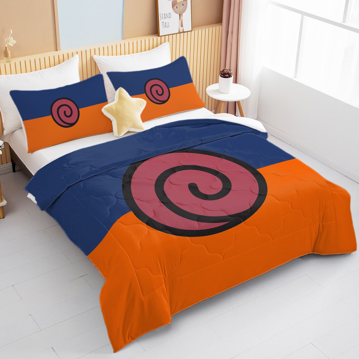 Uzumaki Classic Emblem Brushed Comforter Set