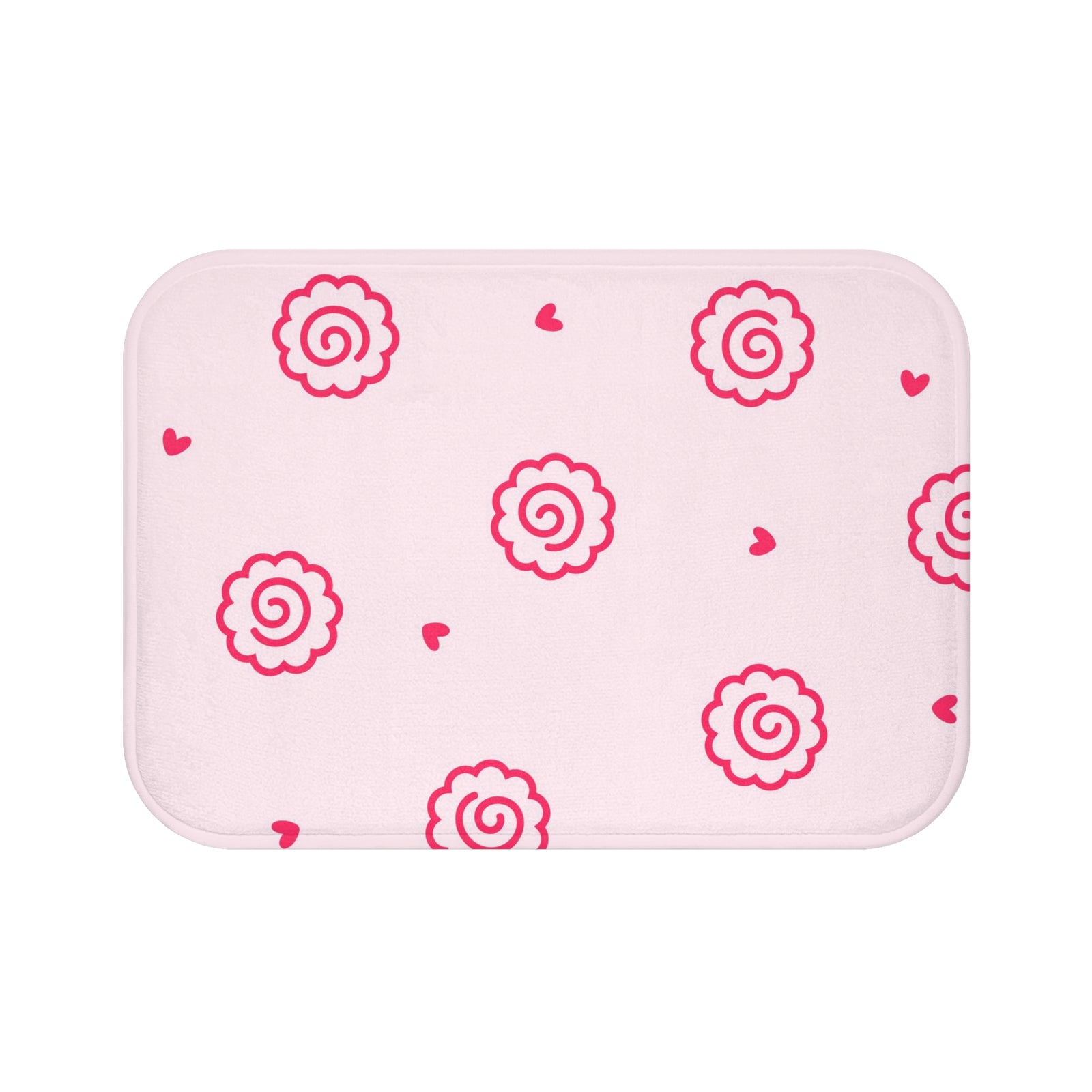 Kamaboko Fishcake Hearts Fusion Bath Mats