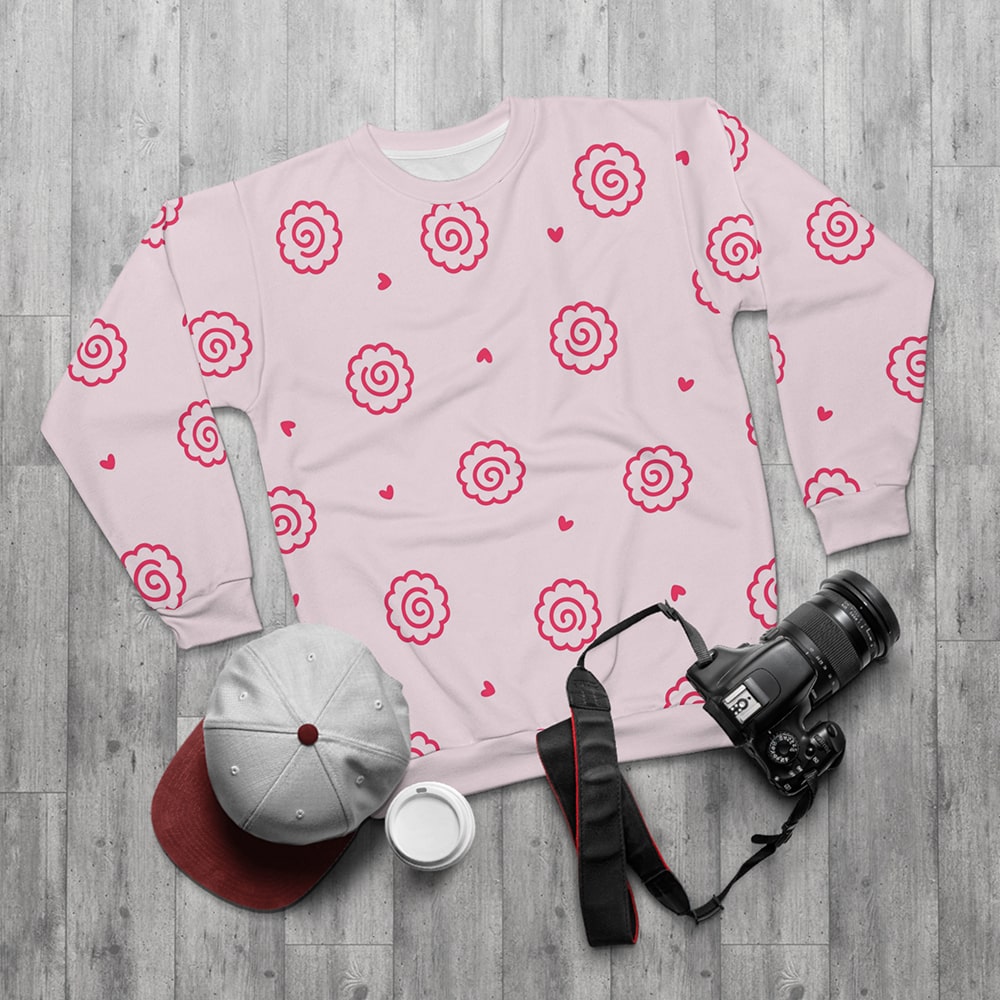 Ramen Hearts Shinobi Pink Sweatshirt