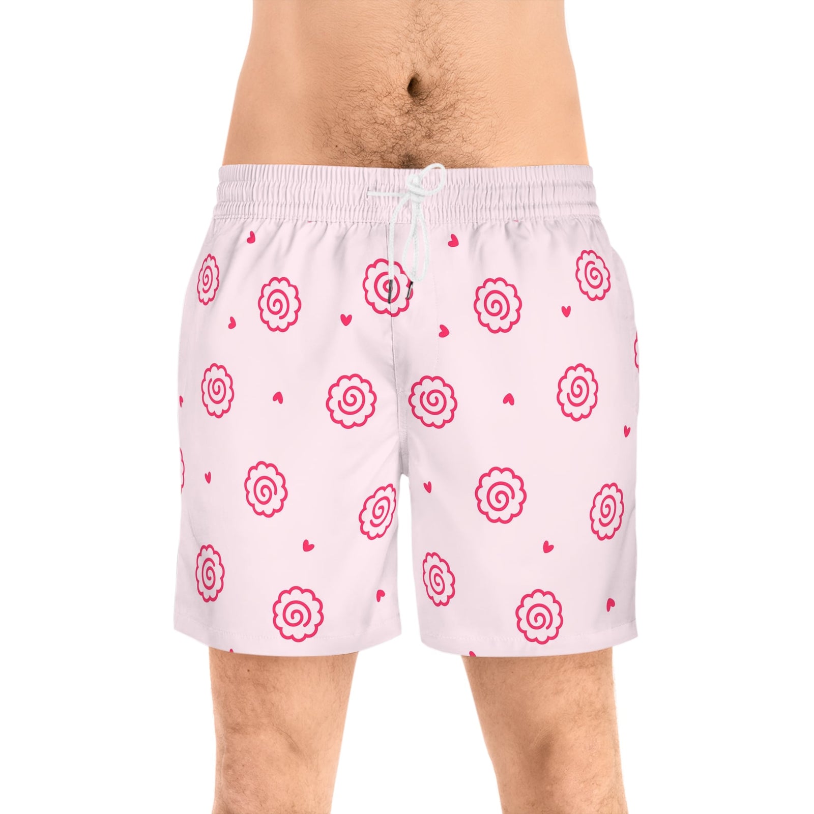 Kamaboko Pattern Swim Shorts