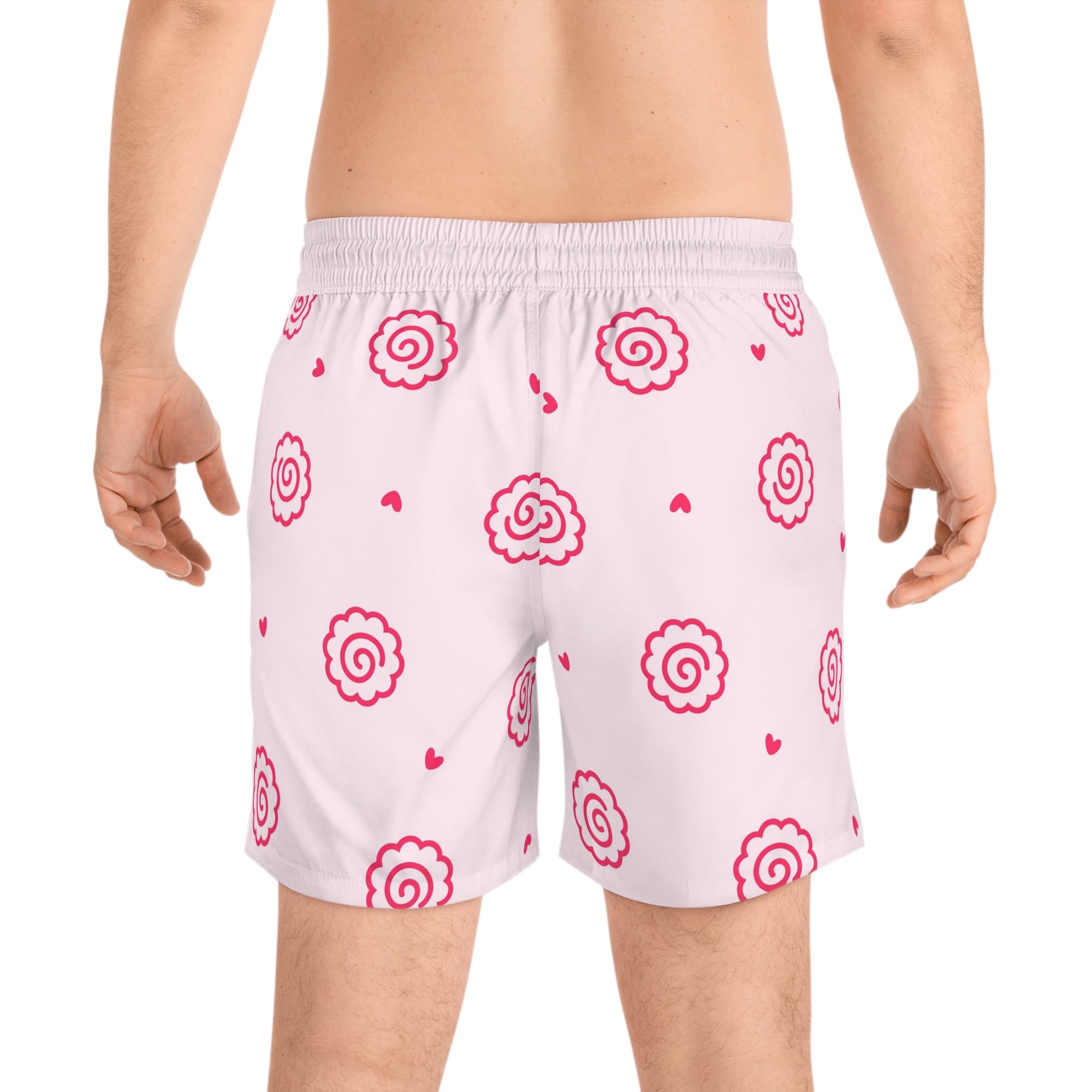 Kamaboko Pattern Swim Shorts