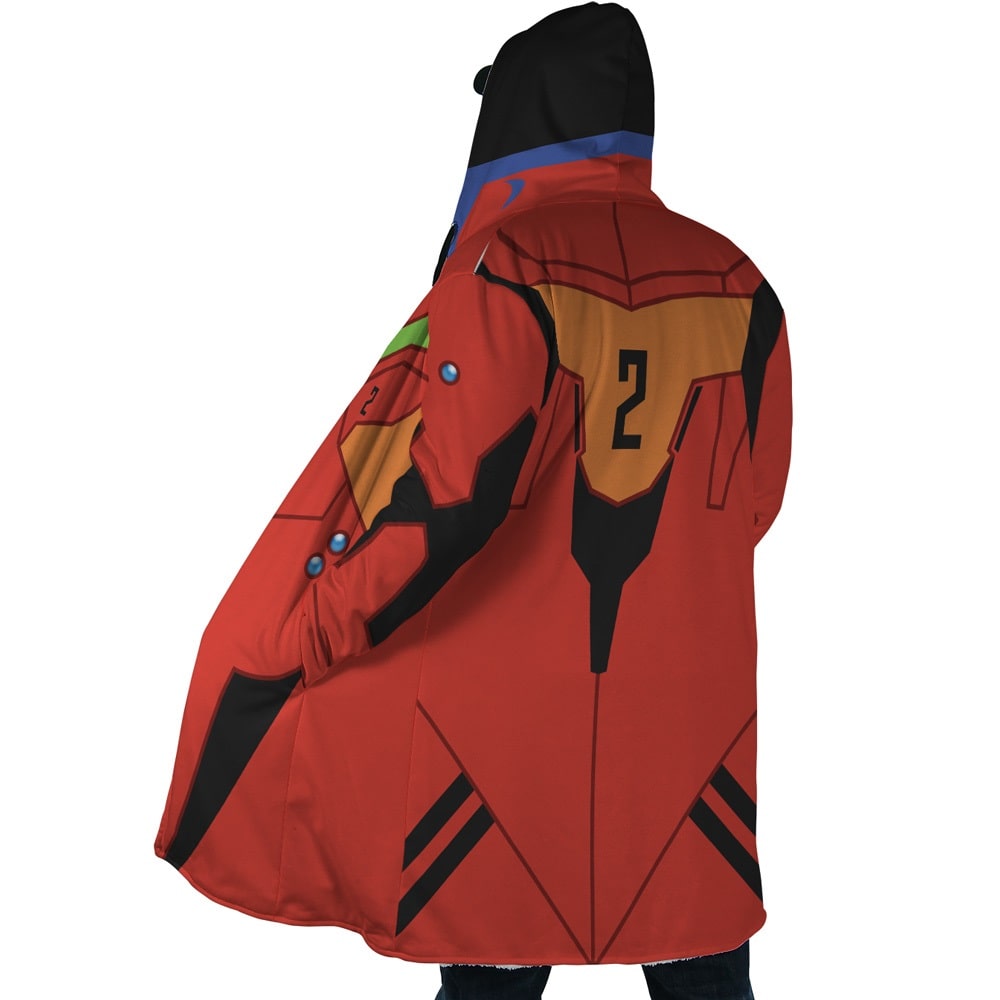 EVA Unit 02 Hooded Cloak Coat