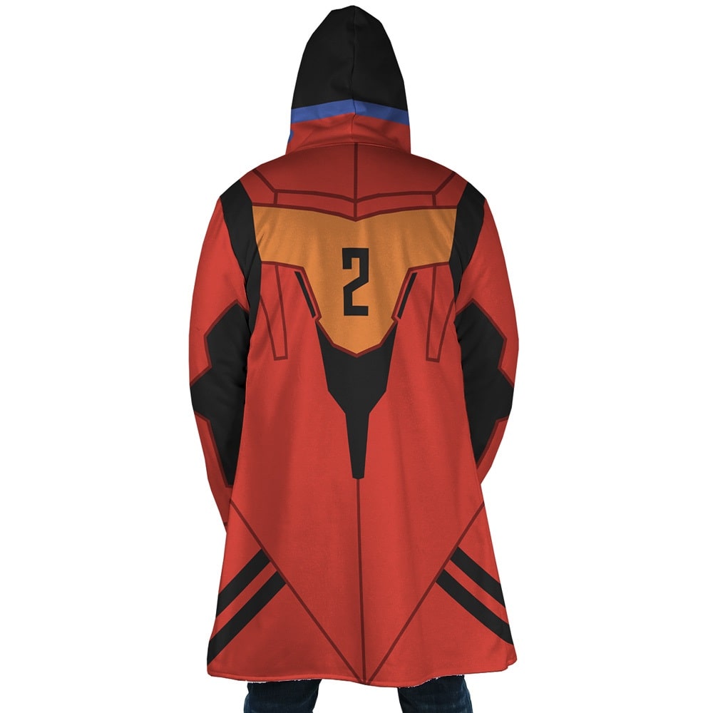 EVA Unit 02 Hooded Cloak Coat