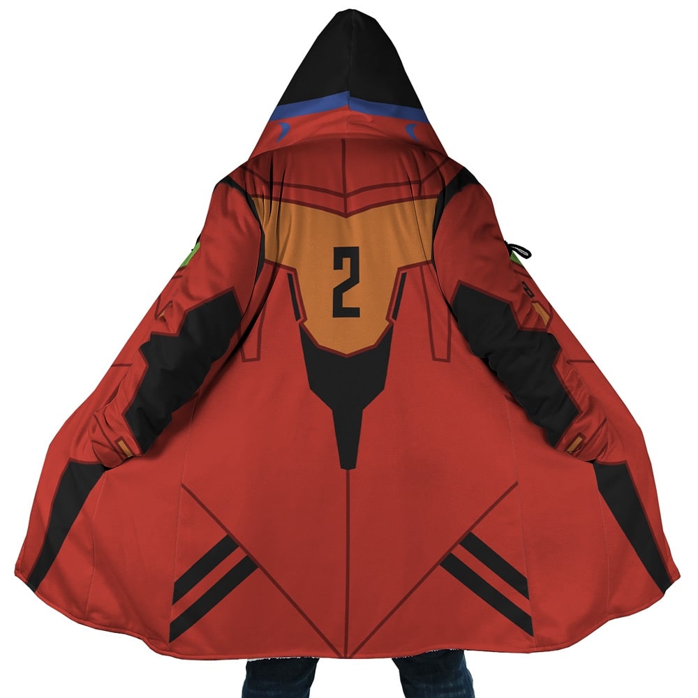 EVA Unit 02 Hooded Cloak Coat