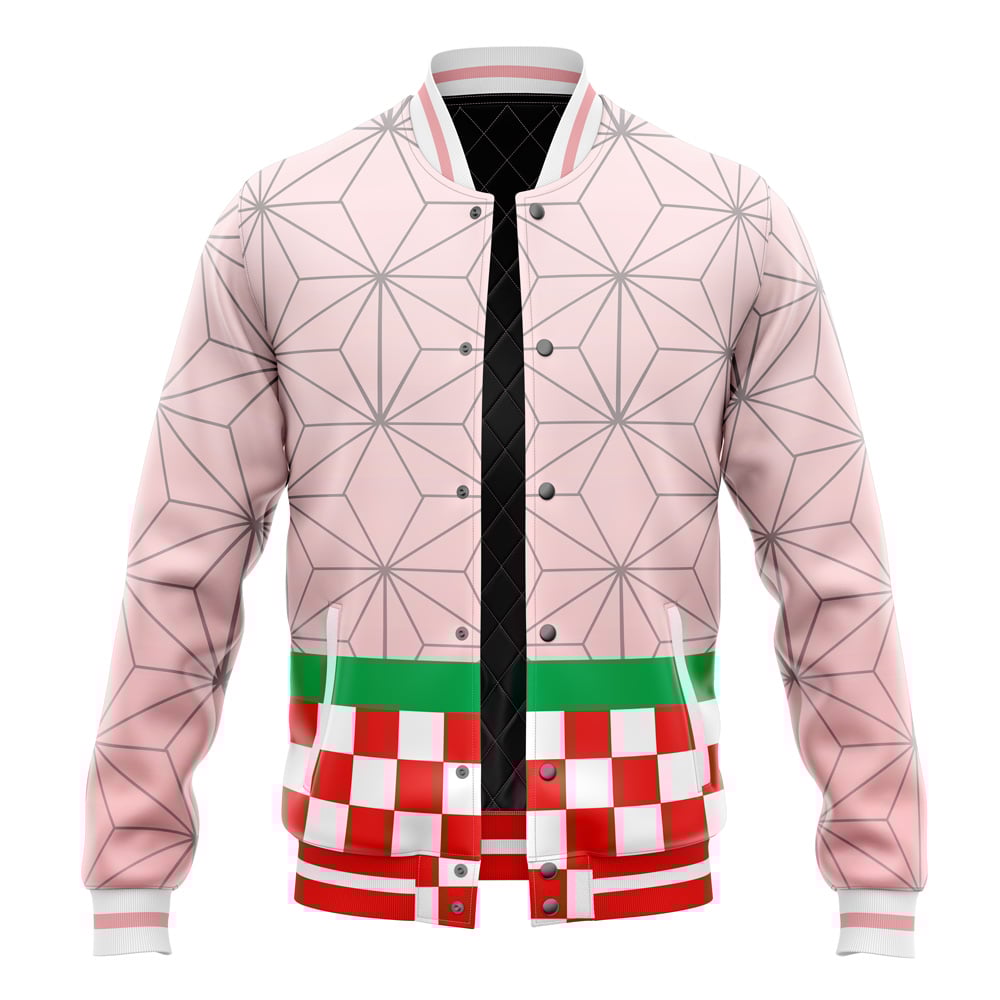 Nez Chan Demon Slaying Corp Baseball Jacket