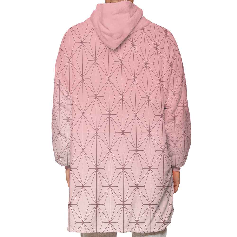 Nez Classic Pattern Blanket Hoodie