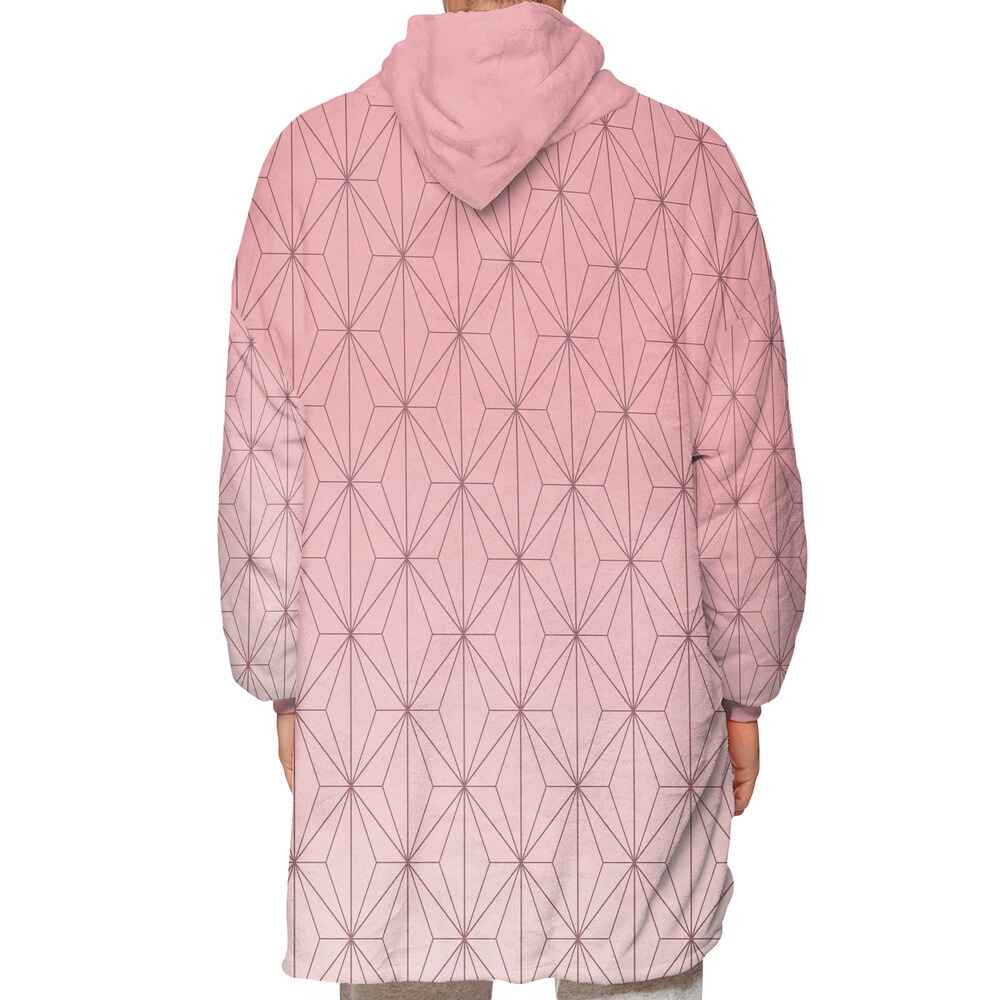 Nez Classic Pattern Oodie Blanket Hoodie