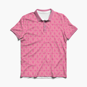 Nezko Erabareshi Oni Floral Pattern Polo Shirt