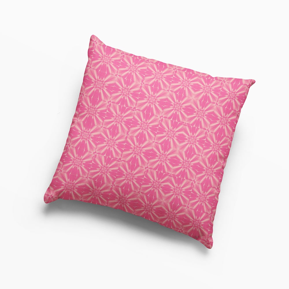 Erabareshi Oni Floral Pattern Throw Pillow