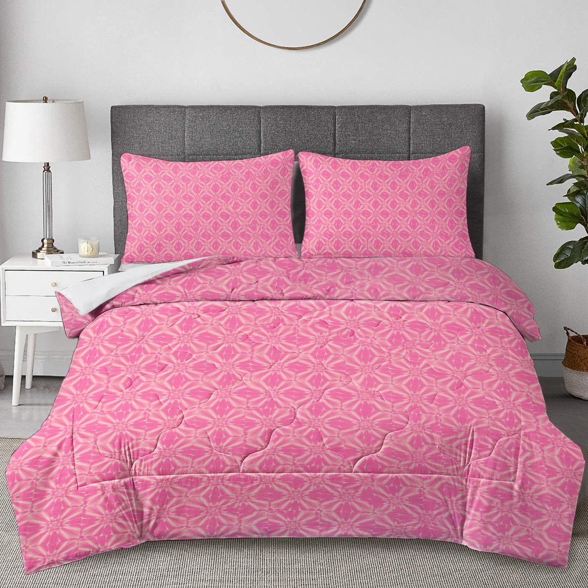 Nez Chan Erabareshi Oni Floral Pattern Comforter Set