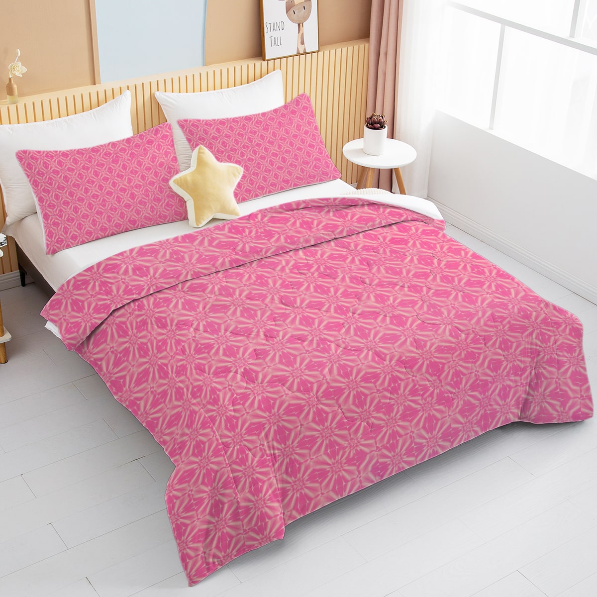 Nez Chan Erabareshi Oni Floral Pattern Comforter Set