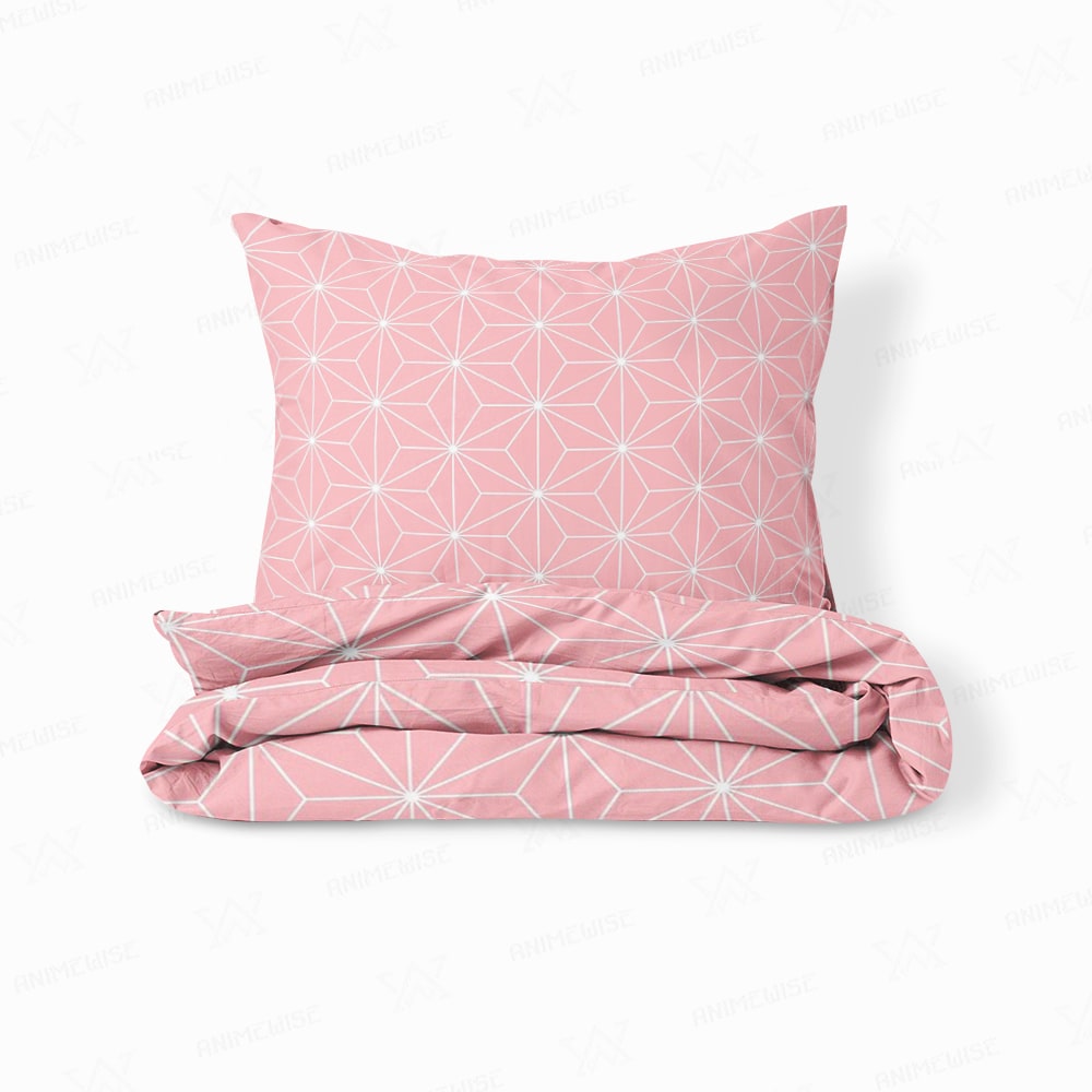 Nez Chan Pattern Fusion Demon Slaying Comforter Set