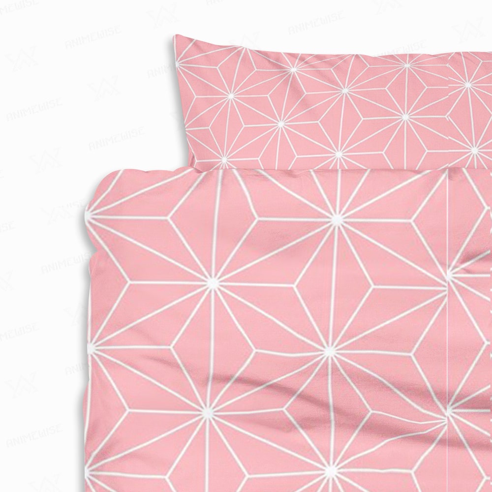 Nez Chan Pattern Fusion Demon Slaying Comforter Set