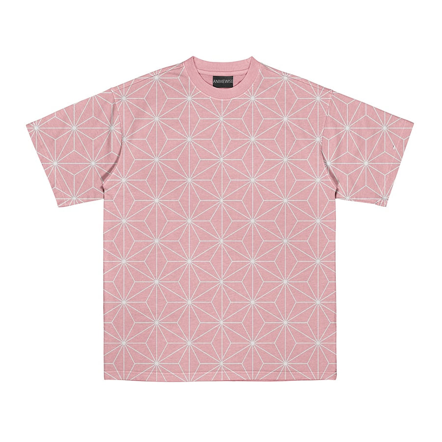 Nez Floral Glow Pattern Glow Demon Slaying Corp T-Shirt