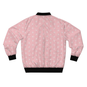 Erabareshi Oni Inspired Floral Pattern Bomber Jacket