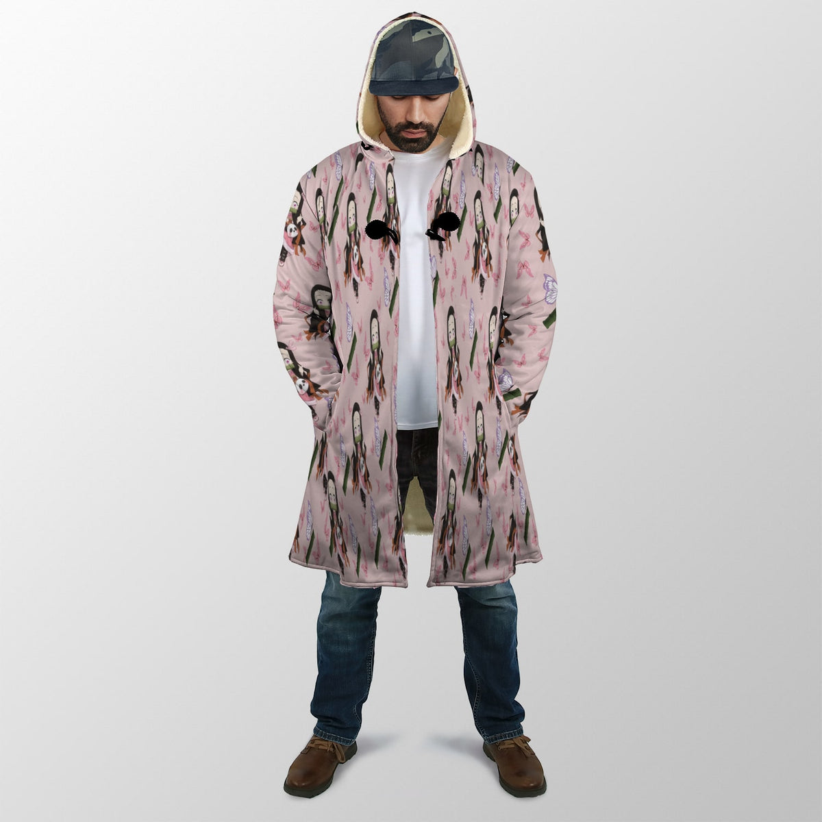 DS Kawaii Pink Dream Hooded Cloak Coat