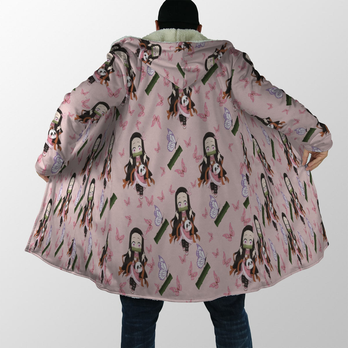 Kawaii Pink Dream Hooded Cloak Coat