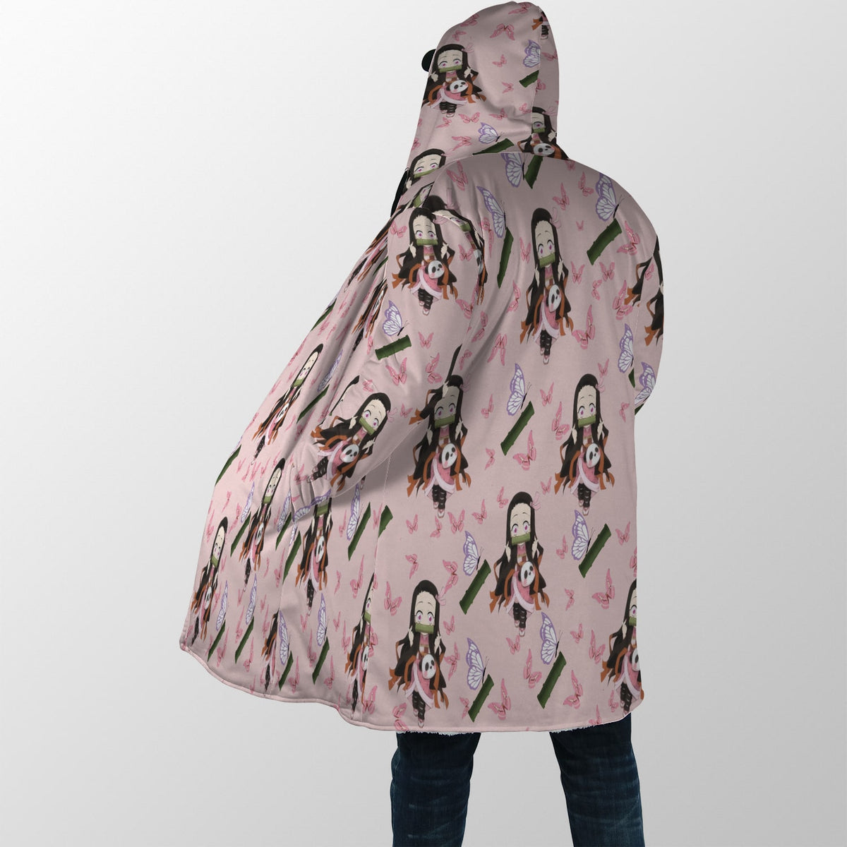 DS Kawaii Pink Dream Hooded Cloak Coat