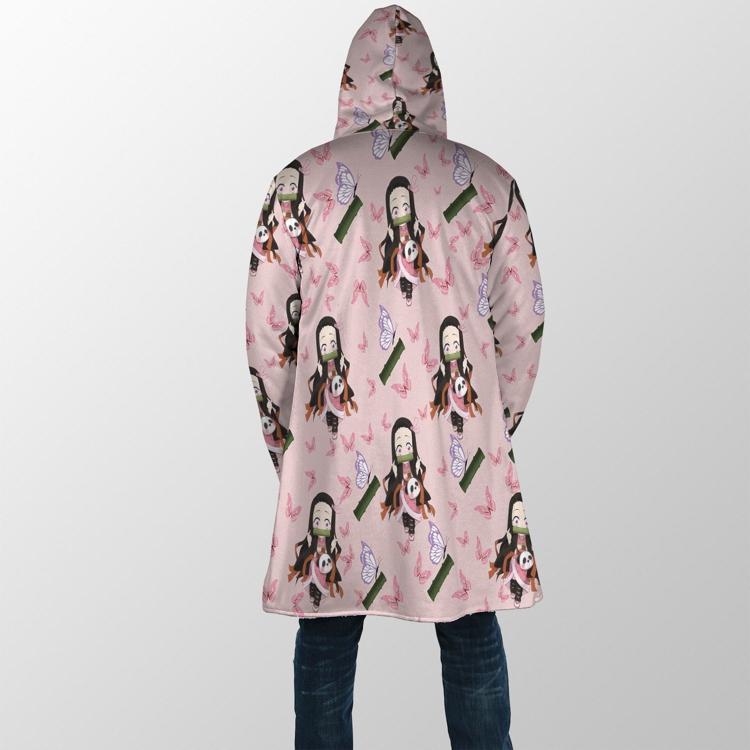 Kawaii Pink Dream Hooded Cloak Coat