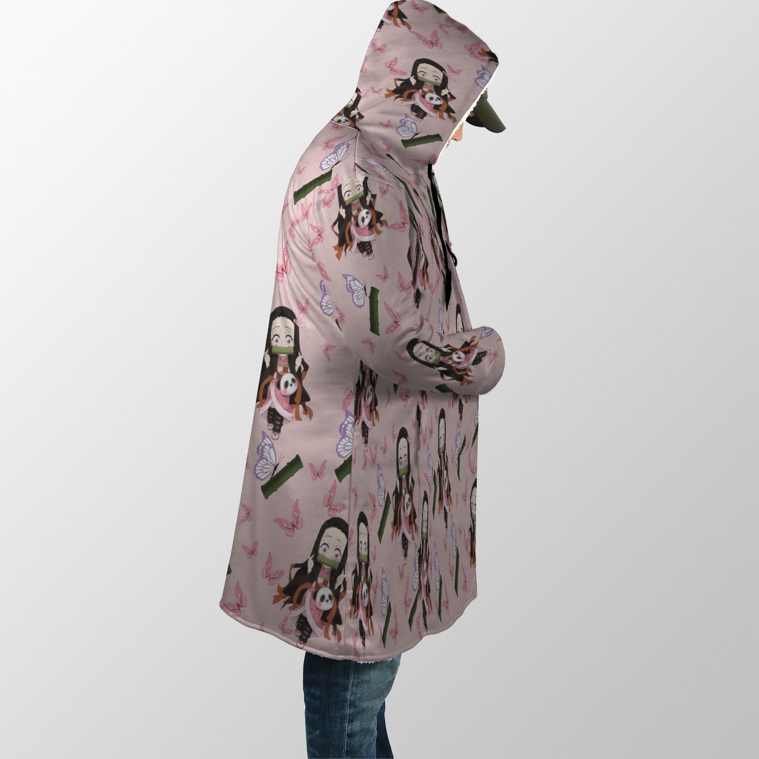 Kawaii Pink Dream Hooded Cloak Coat