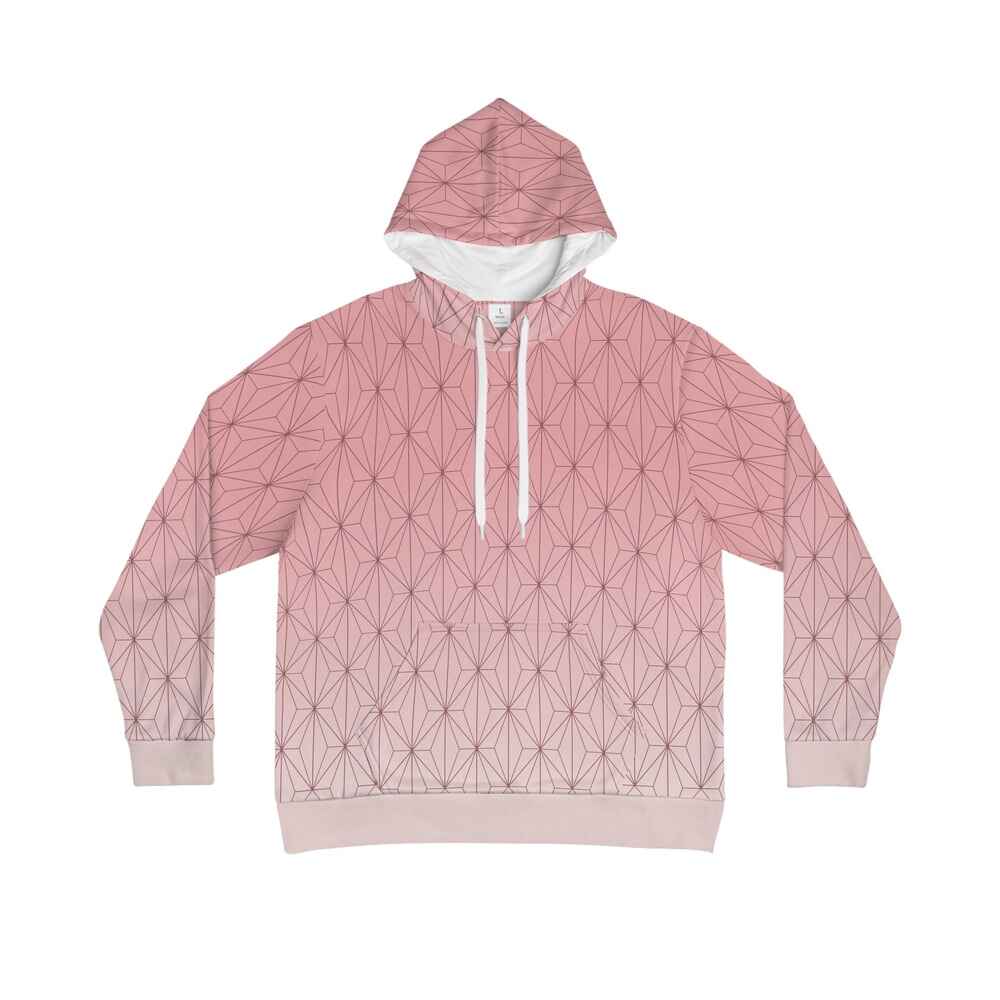 Nezko Chan Hem Pattern Pullover Hoodie