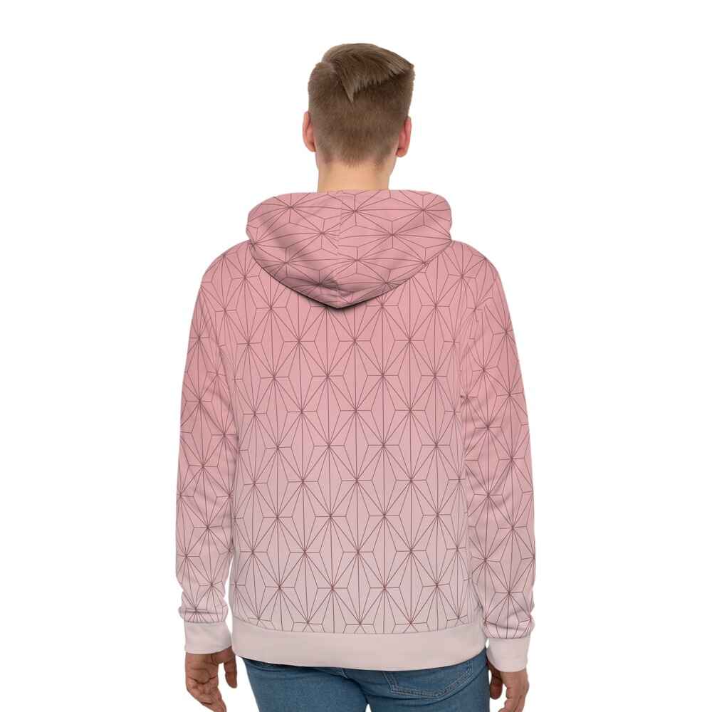 Nezko Chan Hem Pattern Pullover Hoodie