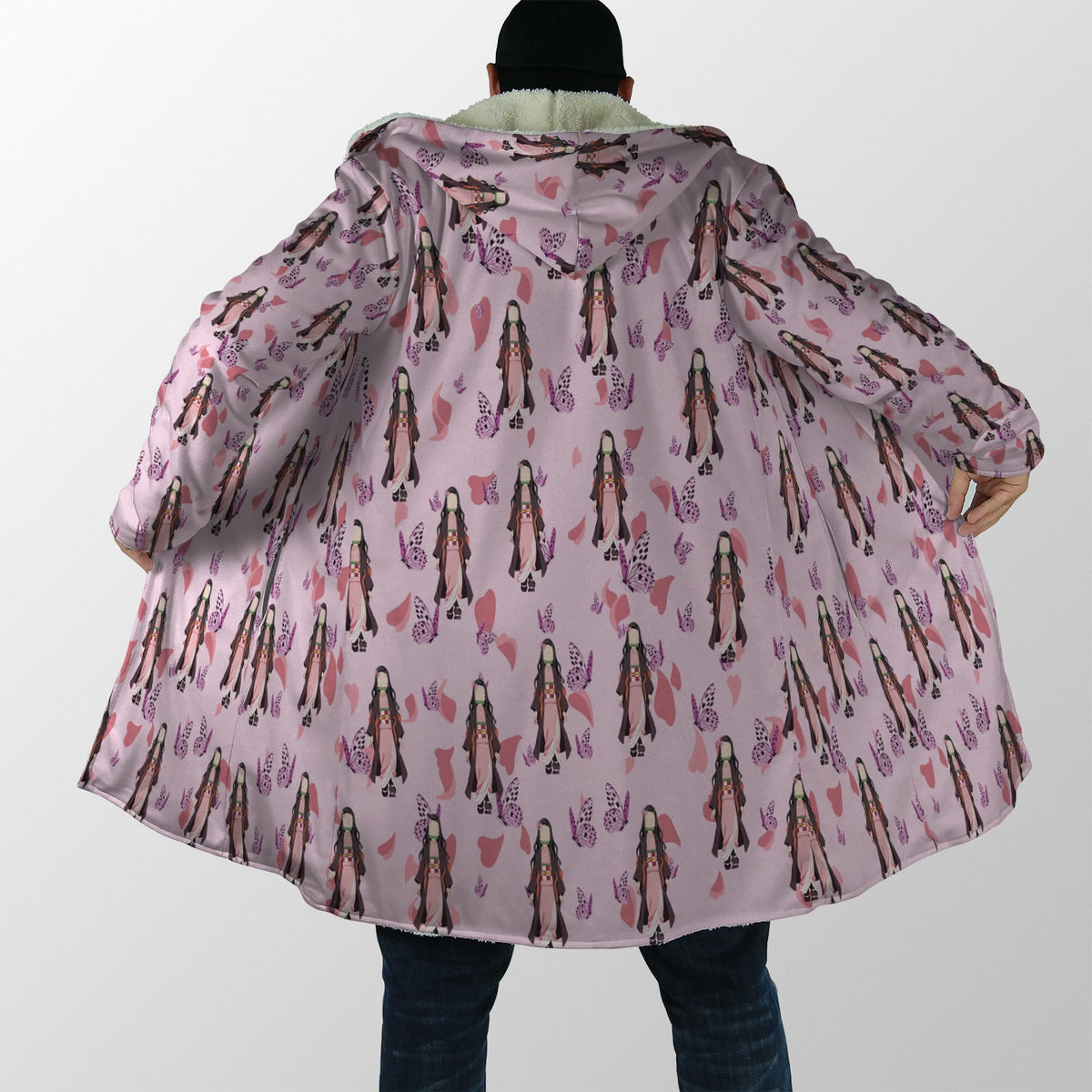 Kawaii Half Demon Hooded Cloak Coat