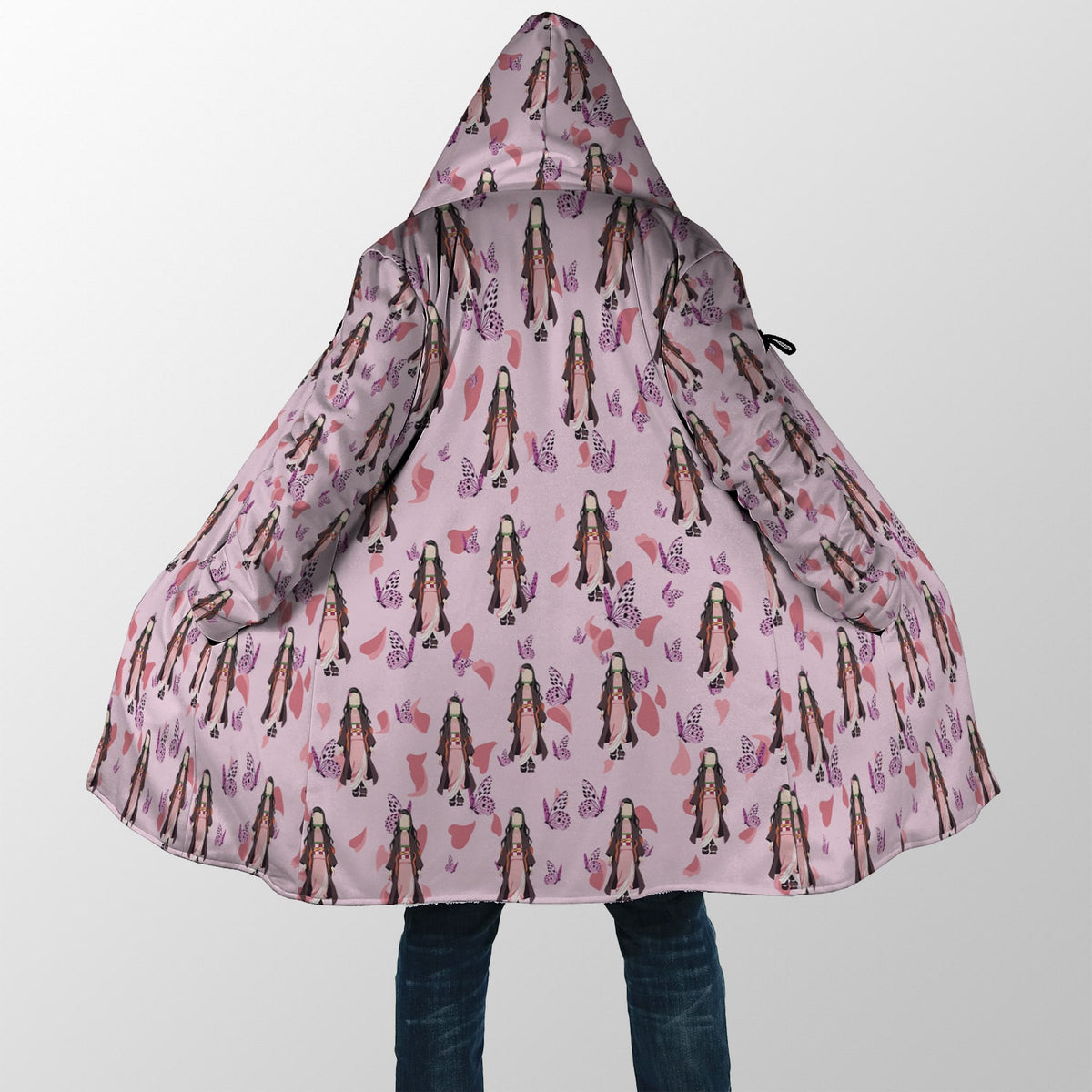 DS Kawaii Half Demon Hooded Cloak Coat