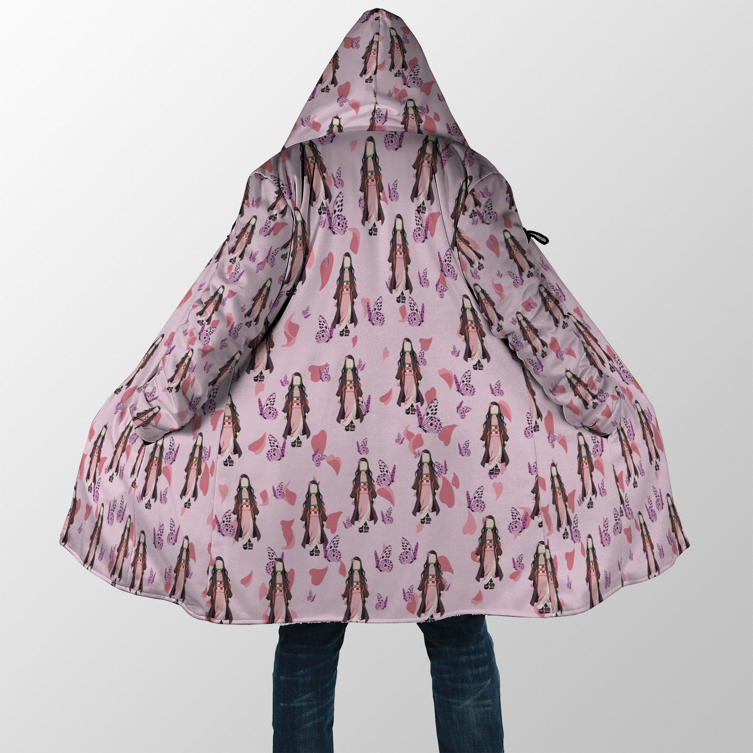 DS Kawaii Half Demon Hooded Cloak Coat