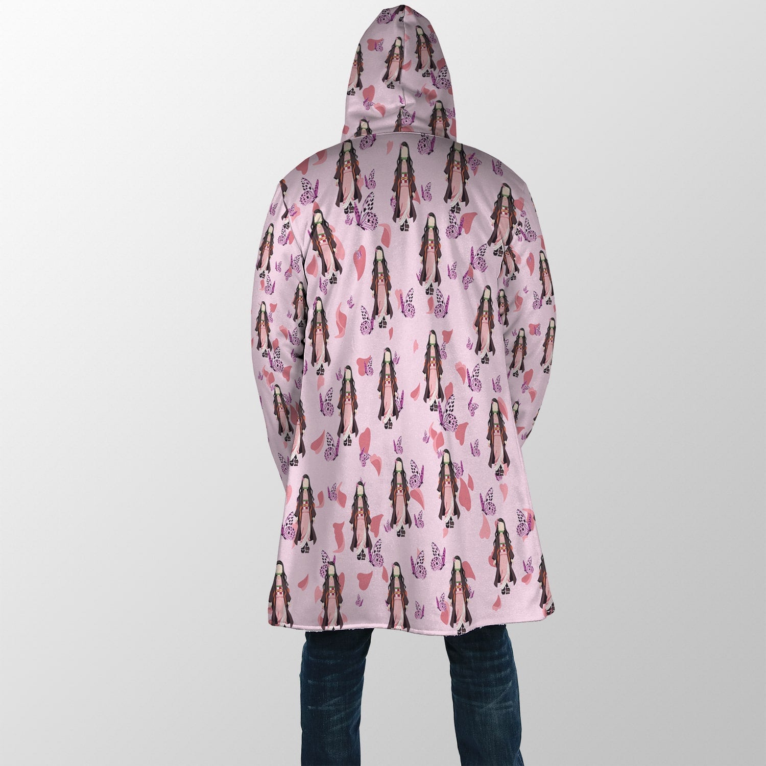 DS Kawaii Half Demon Hooded Cloak Coat