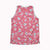 Nez Floral Pink Hip Jersey Tank Top