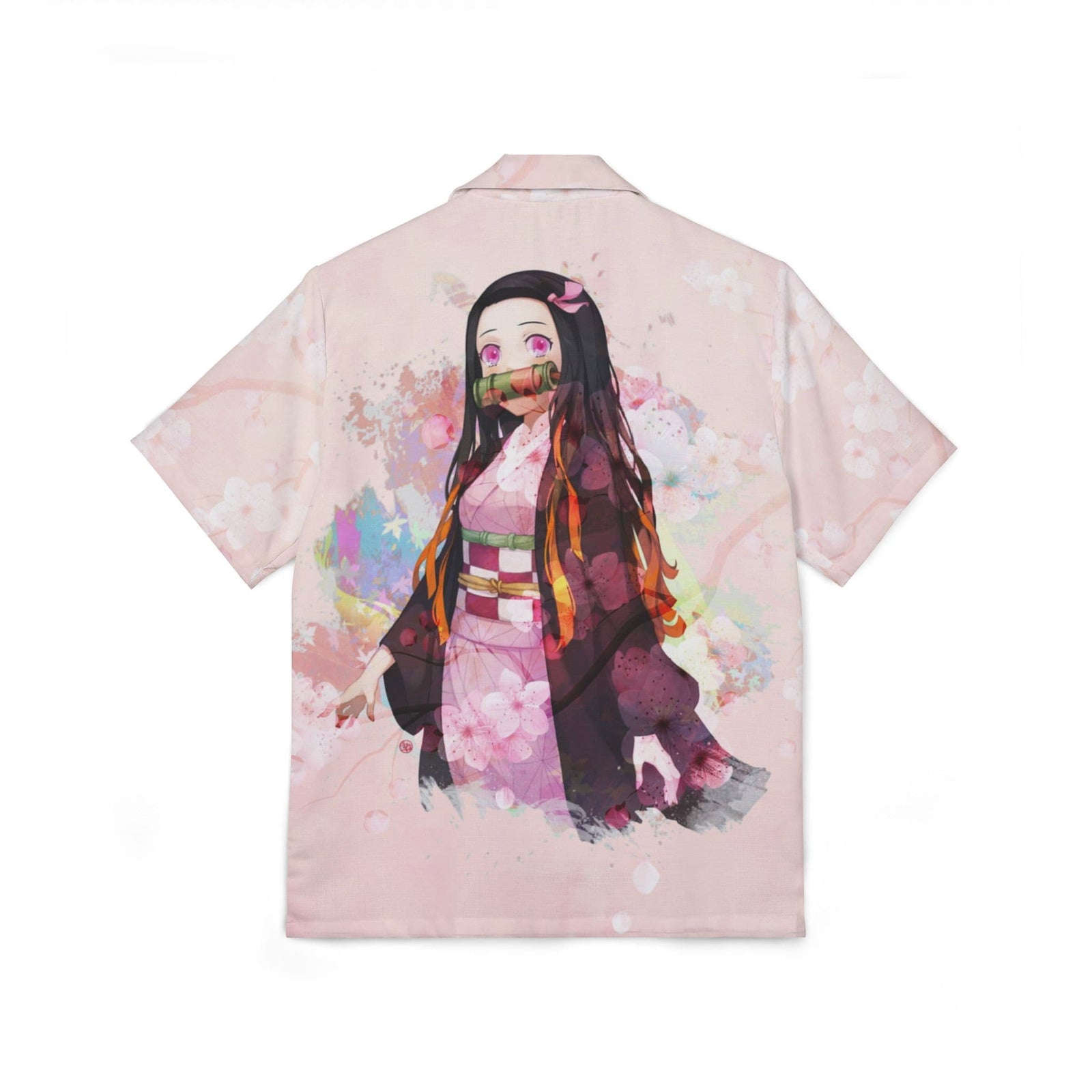 DS Nez Sakura Floral Blend Hawaiian Shirt