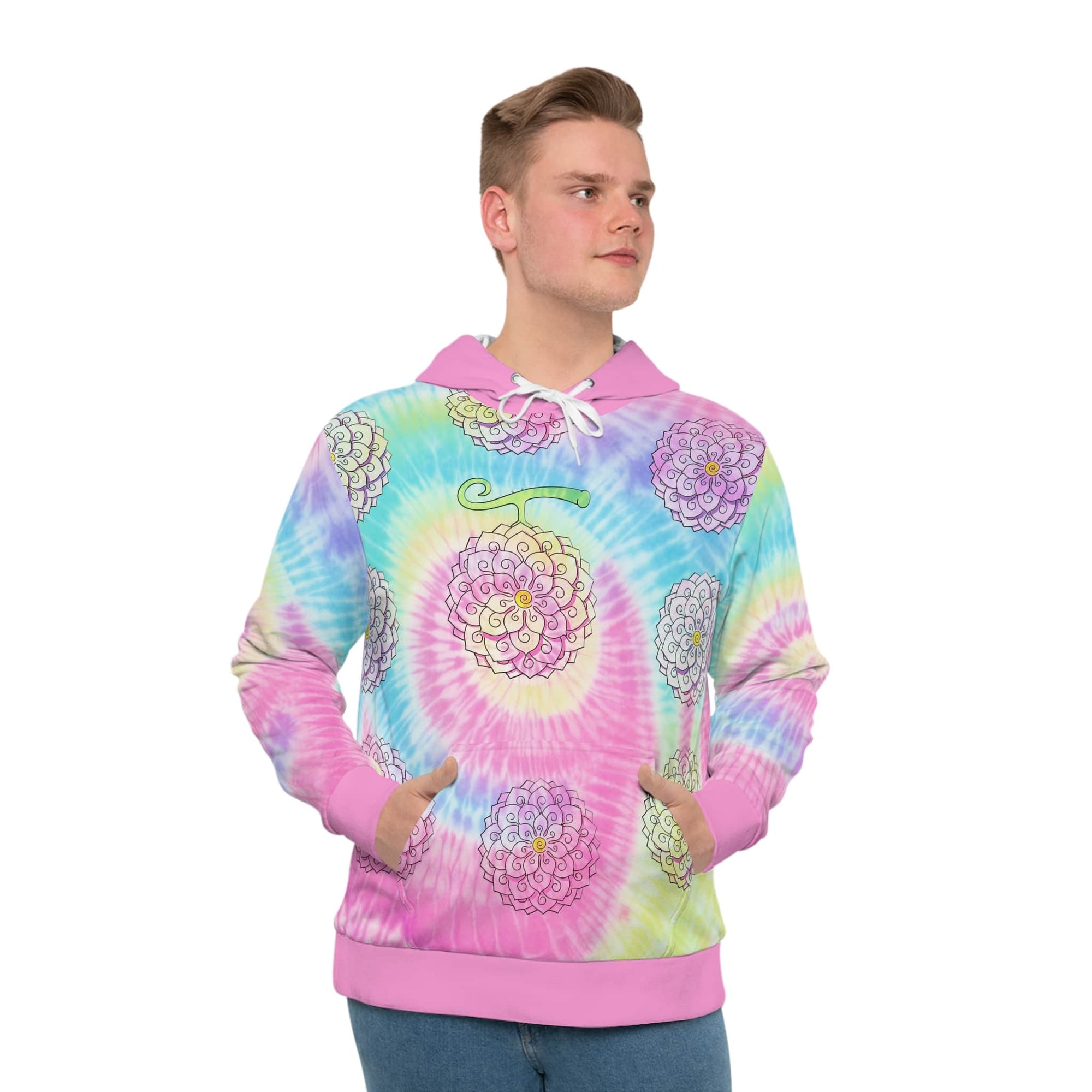 Nico R Devil Fruit Tie Dye Pullover Hoodie