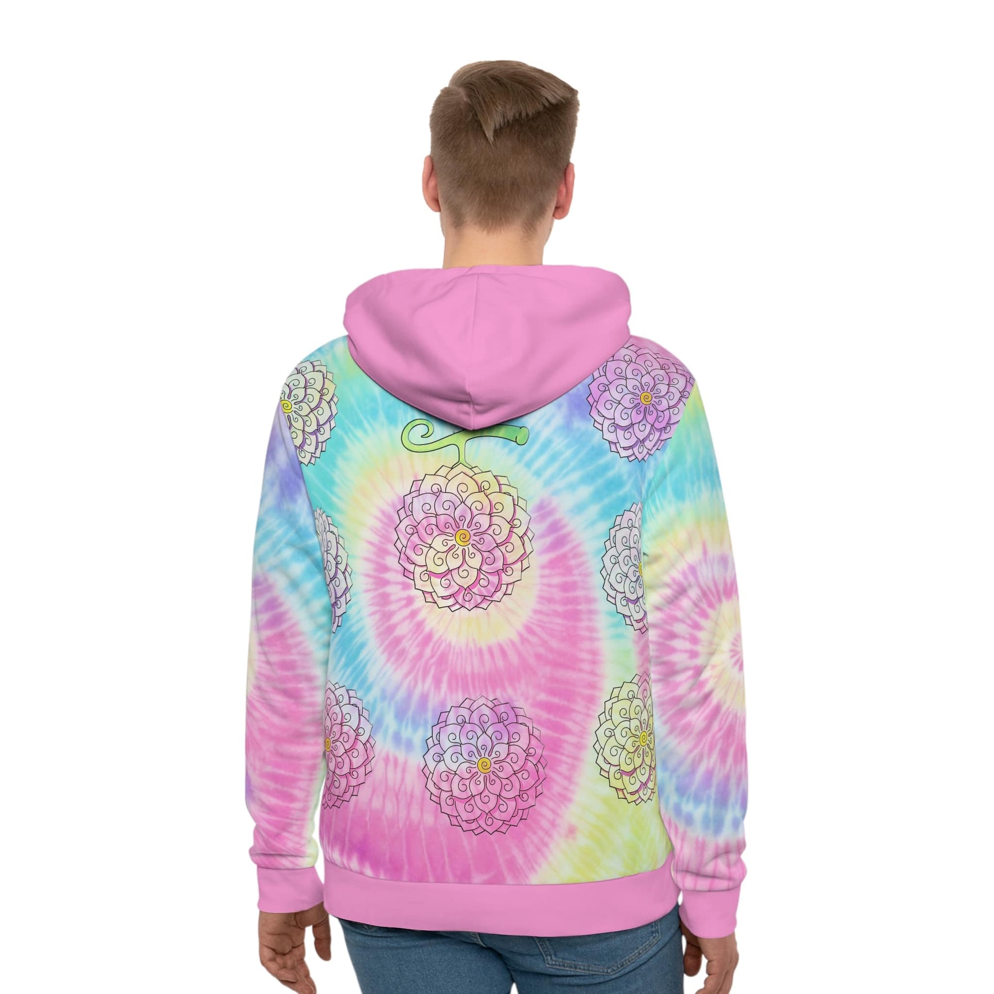 Nico R Devil Fruit Tie Dye Pullover Hoodie