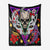 Ninja skeliton Mask black Blanket