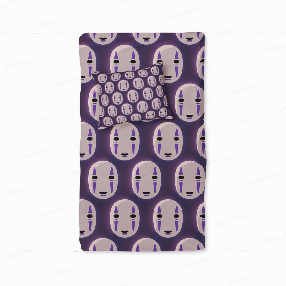 No Face Spirited Away Cross Duvet Cover Bedding