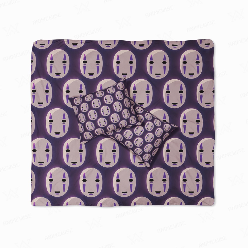 No Face Spirited Away Cross Duvet Cover Bedding