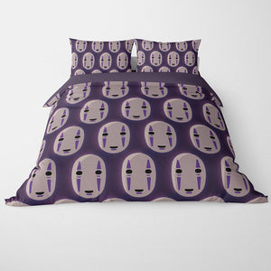 No Face Spirited Away Cross Duvet Cover Bedding