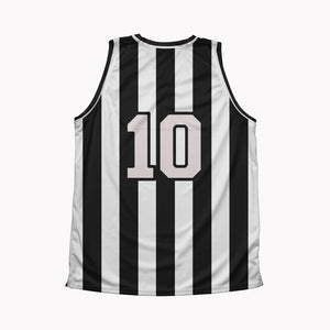 Snake Pillar Classic Stripe Pattern Basketball Jersey