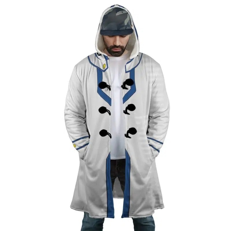 Obelisk Blue Hooded Dream Cloak Coat