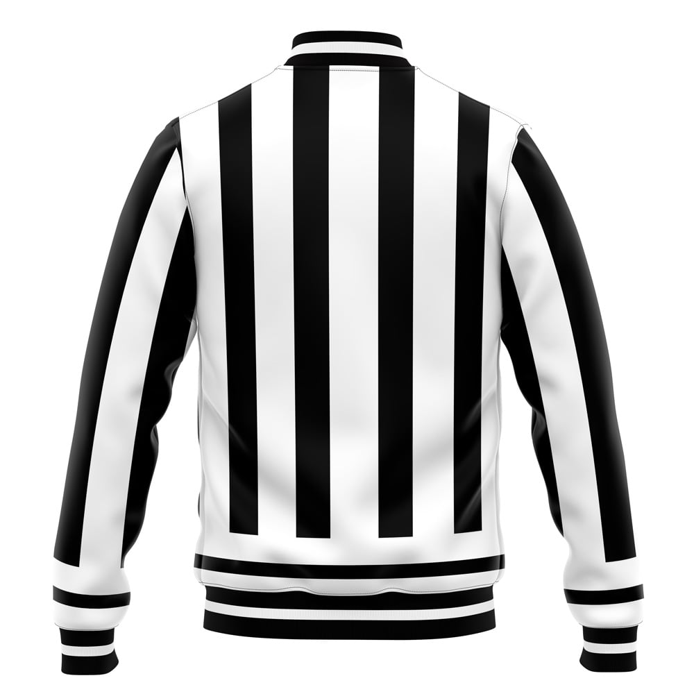 DS Snake Pillar Pattern Baseball Varsity Jacket