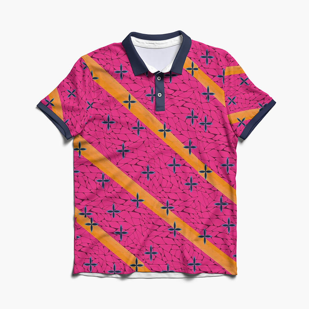 Blood Demon Art Pattern Polo Shirt