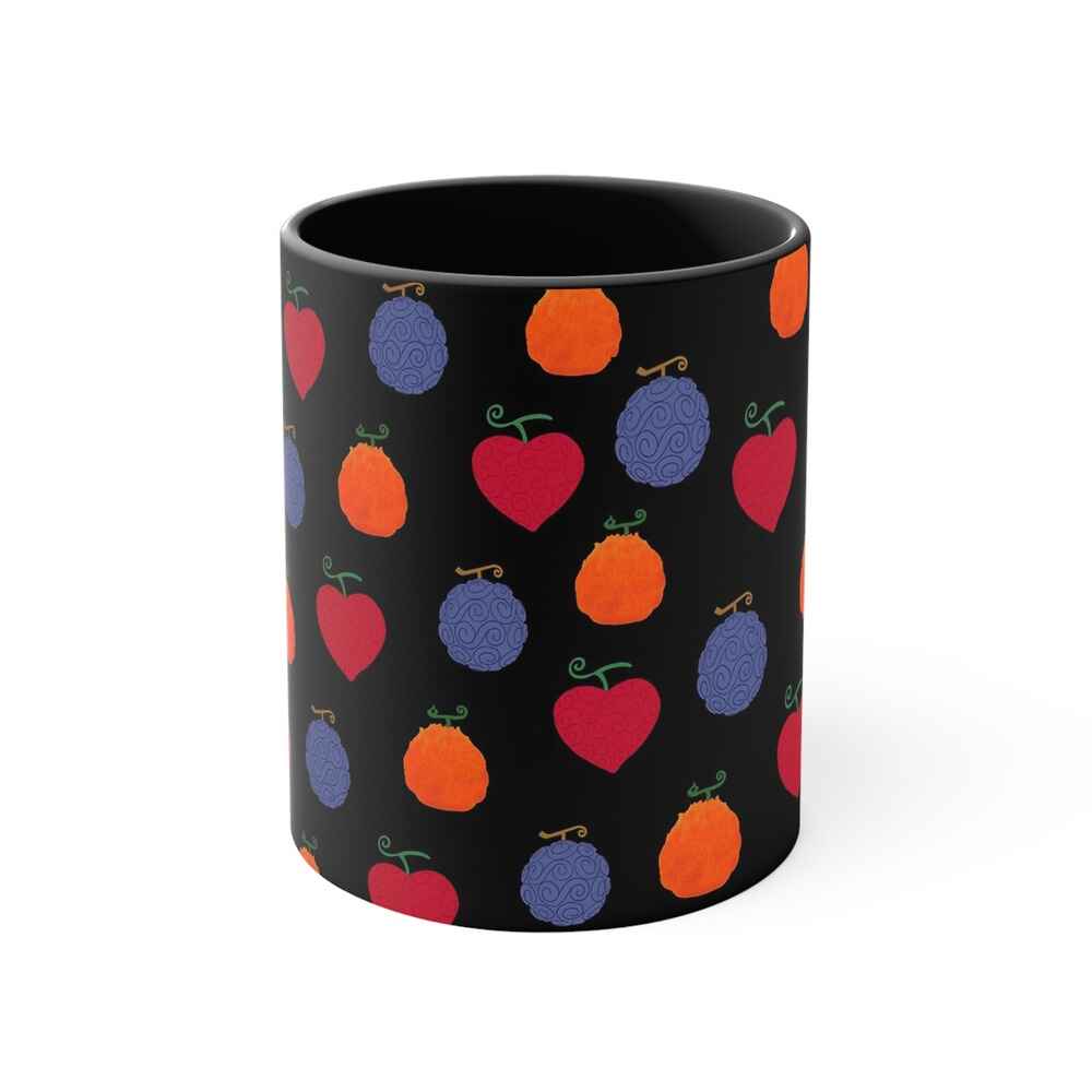 Devil Fruits All Over Accent Coffee Mug