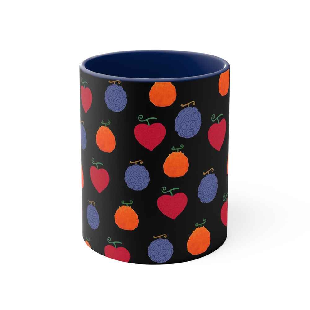 Devil Fruits All Over Accent Coffee Mug